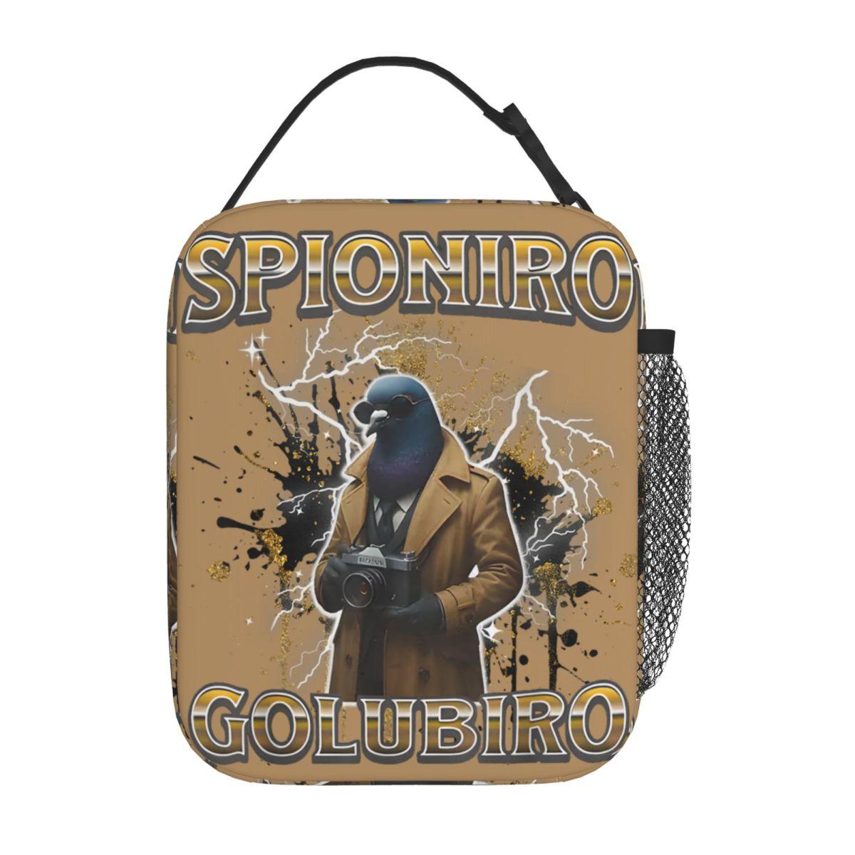 Bombombini Gusini Grappige Italiaanse Brainrot Meme Lunchtas Handige Lunchbox Koeltas Modieuze Waterdichte Thermische Tote Handtassen 11cmx21cmx26cm