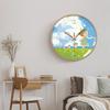 14 Inch 35cm Home Minimalist Silent Fashionable Clock Creative Bedroom Decoration Personalized Light Luxury Wall Clock