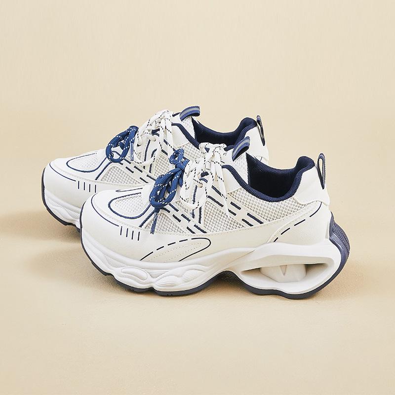 

Spring dad shoes new female students platform sports running height increase casual street shot 35