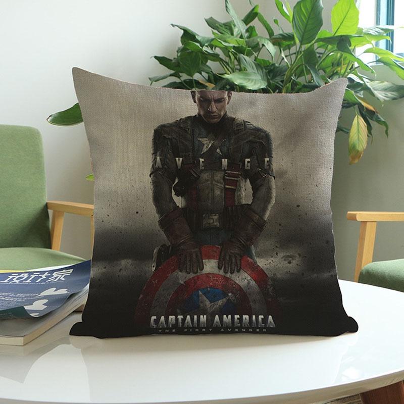 Luxurious Super Soft Avengers Alliance Cushion Cover Featuring Iconic Iron Man Design