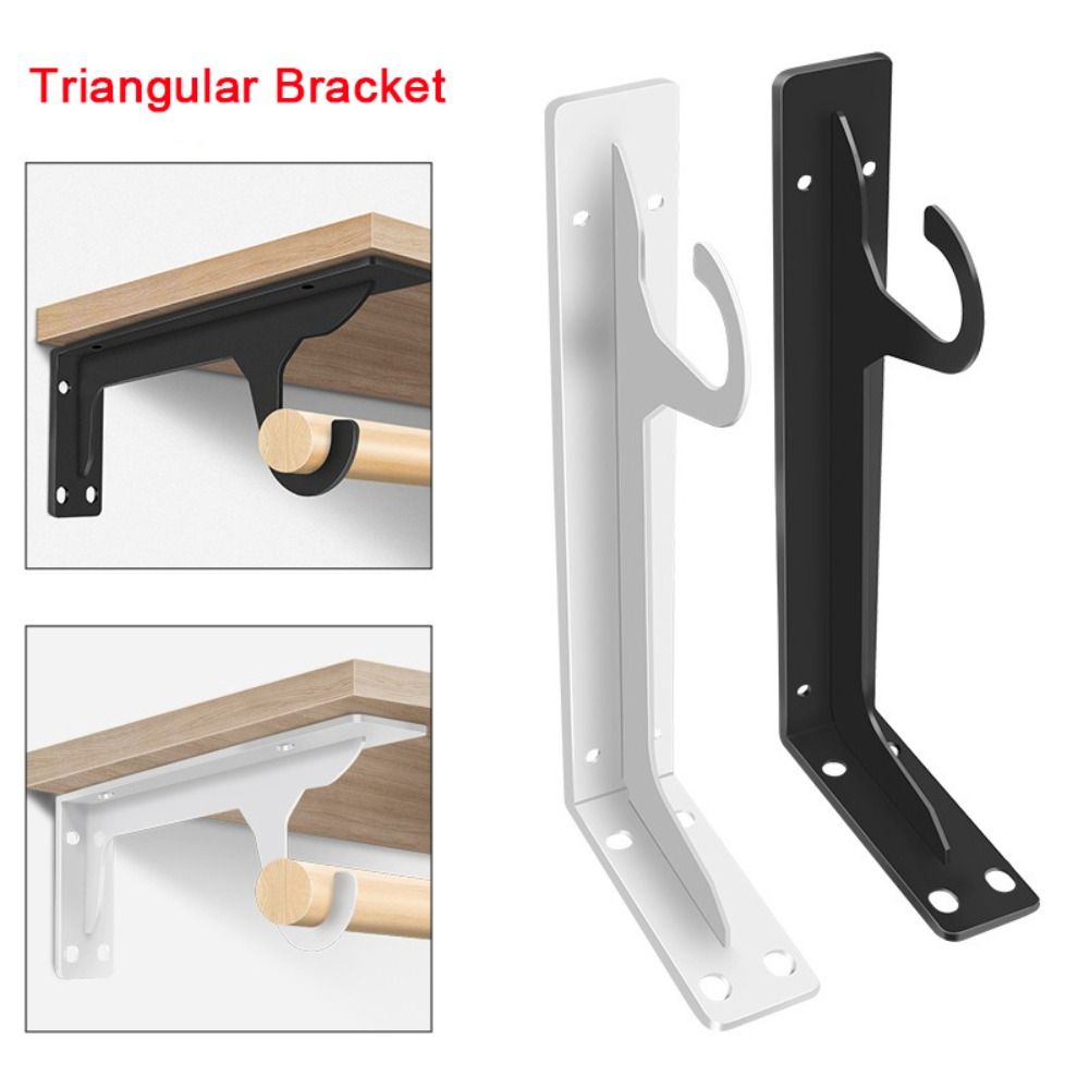 Heavy Duty Layer Board Support Metal Bracket Wall Supports Organizer Shelf Brackets Garden