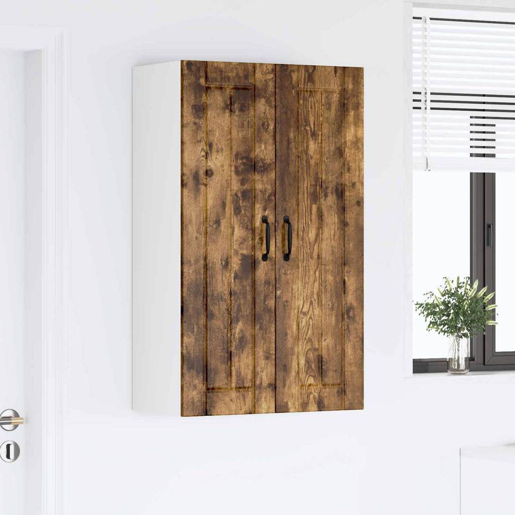 Wall Cabinet LUCCA Smoked Oak 60 x 31 x 100 cm