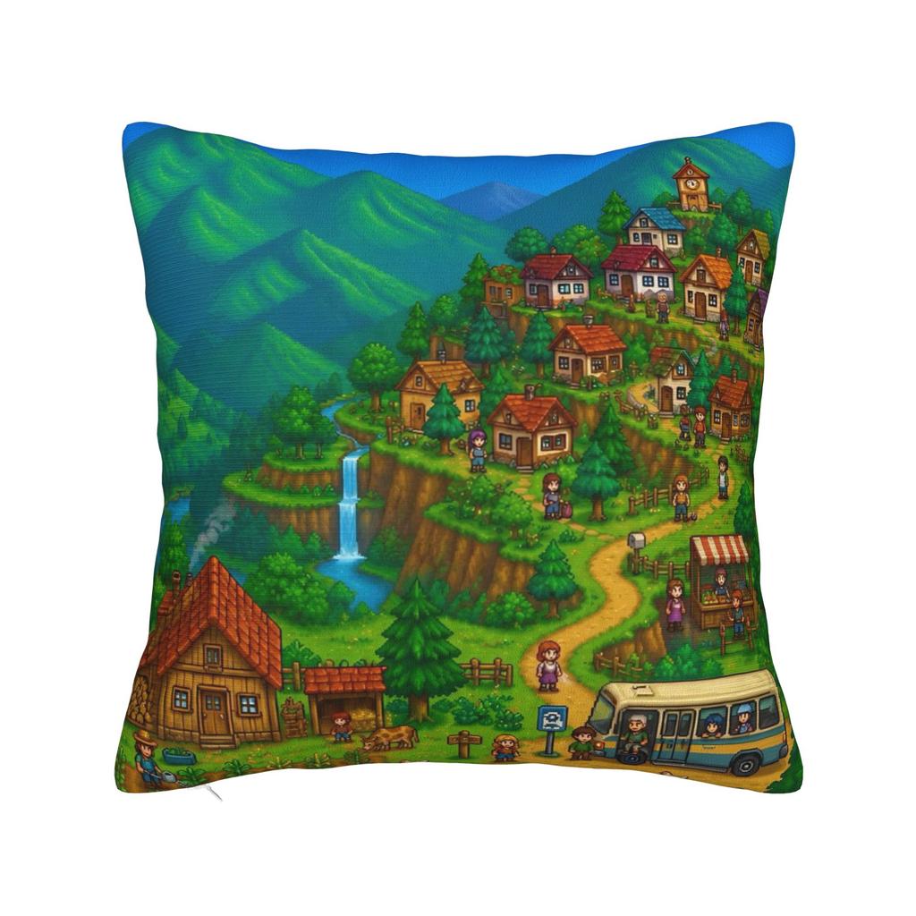 Stardew Valley Animals Pillow Covers Stuff Printed Cushion Cover Decorative Throw Pillow Case Cover Home Multi-Size