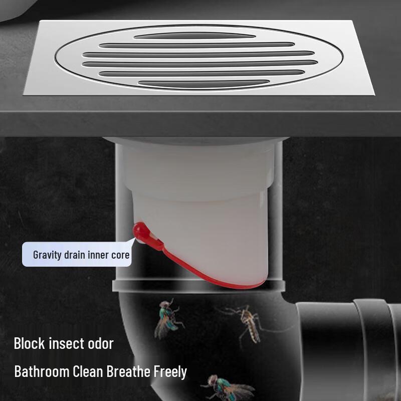 CHENDU Stainless Steel Dual-Use Floor Drain