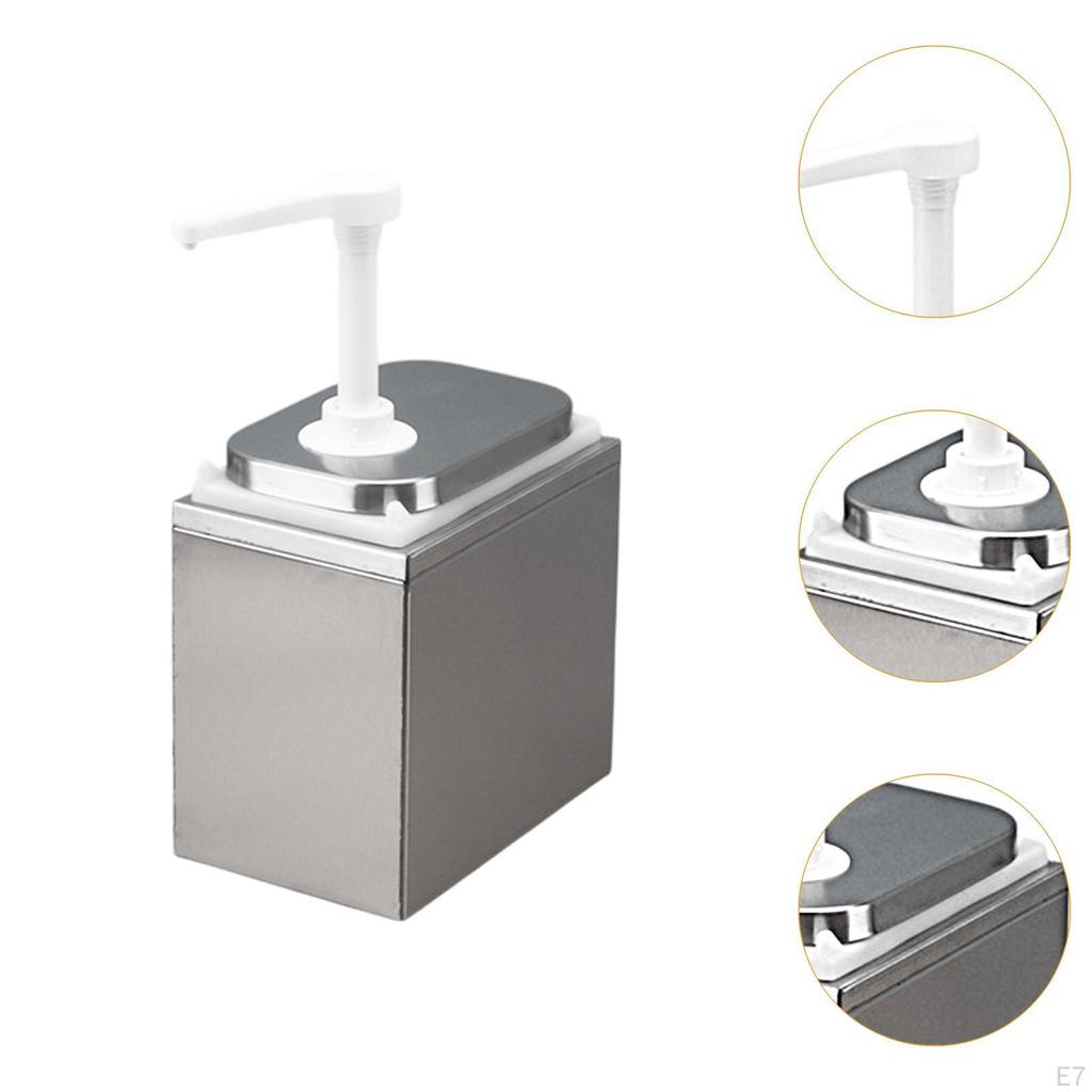 Condiment Pump Bottle for Sauces, Dressings, And Syrups Home Restaurant