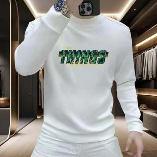 Modna luźna męska kurtka w stylu amerykańskim: Swobodna bluza z kapturem z długim rękawem i okrągłym dekoltem na jesień/zimę 2025