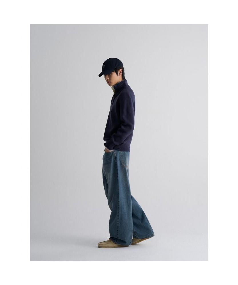 8seconds Half-Zip High-Neck Knit - Navy
