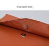 A4 Waterproof Leather Document Bag - Large Capacity Business Briefcase