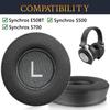 SOULWIT 90mm Mesh Ear Pads for JBL Synchros E50, E50BT, S500, S700 Wireless Headsets, Replacement Ear Cushions, Noise Isolating Foam Pads (Black)