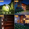 Solar Powered Underground Disk Light, Outdoor Buried Spotlight Lamp, Waterproof In-Ground Landscape Light For Home Garden Lawn Yard Pathway Decoration