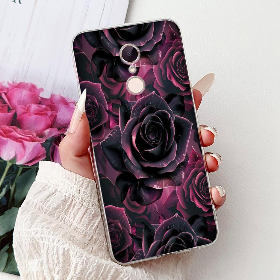 For Xiaomi Redmi 5 Plus Case Cute Cat Lion Painted Cover Soft Silicone Phone Case For Xiaomi Redmi 5 Redmi5 Plus Back Cover Bags