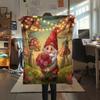 1 Stück Valentinstag Druck Flanelldecke, Hohe Qualität, Bequem für Alle Jahreszeiten, Heimdekoration, Perfekt für Weihnachten, Geburtstagsgeschenk