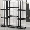 Movable Tiered Metal Plant Stand