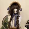 Connie Wigs Women's Vintage Jellyfish Cut Long Curly Hair - Sweet Lolita Style with Face-Slimming Roman Curls