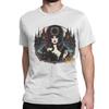 Vintage Gewaschen Elvira Herrin der Finsternis Retro Gothic Bedrucktes Baumwoll-T-Shirt Herren Damen Tee Sommer Lässige Mode Kleidung Oberteile Streetwear