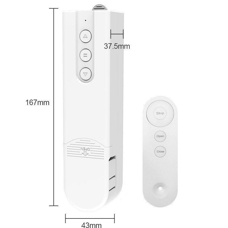 Smart Bluetooth Zigbee Roller Blind Motor with Tuya Remote Control