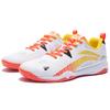 New LiNing Cushioning Anti Slip And Wear Resistant Low Top Training Shoes Unisex White Red Yellow APTT005-2