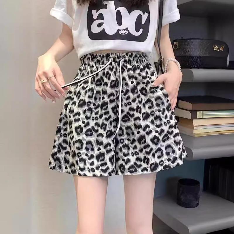 Short large en soie glacée pour enfants, pantalon de yoga fin et ample, pantalon de survêtement à séchage rapide