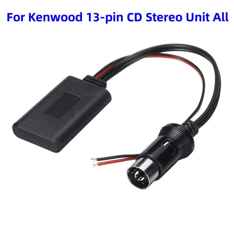 New 1 x 26cm Bluetooth Module Audio Aux Cable Adapter for Kenwood 13-pin CD Stereo