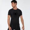 Muscleguys Black Spider Running T-Shirts Compression Shirt Men Fitness Gym Sport Rashgard Tops Tee Quick Dry Short Sleeve T-Shirt For Men