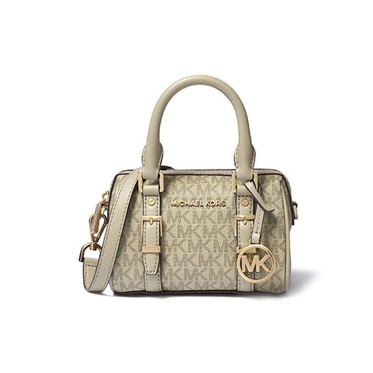

Michael Kors Bedford Monogram Faux Leather Boston Bag Crossbody Mini Women bags Army-Green 32F1G06C0B-567 Basic Set (Bag+Dust Bag)