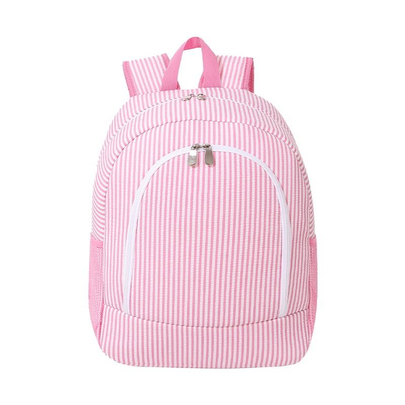 

Новый полосатый рюкзак из пузырчатой пены, вместительный, для хранения книг, для путешествий на открытом воздухе, персонализированный рюкзак