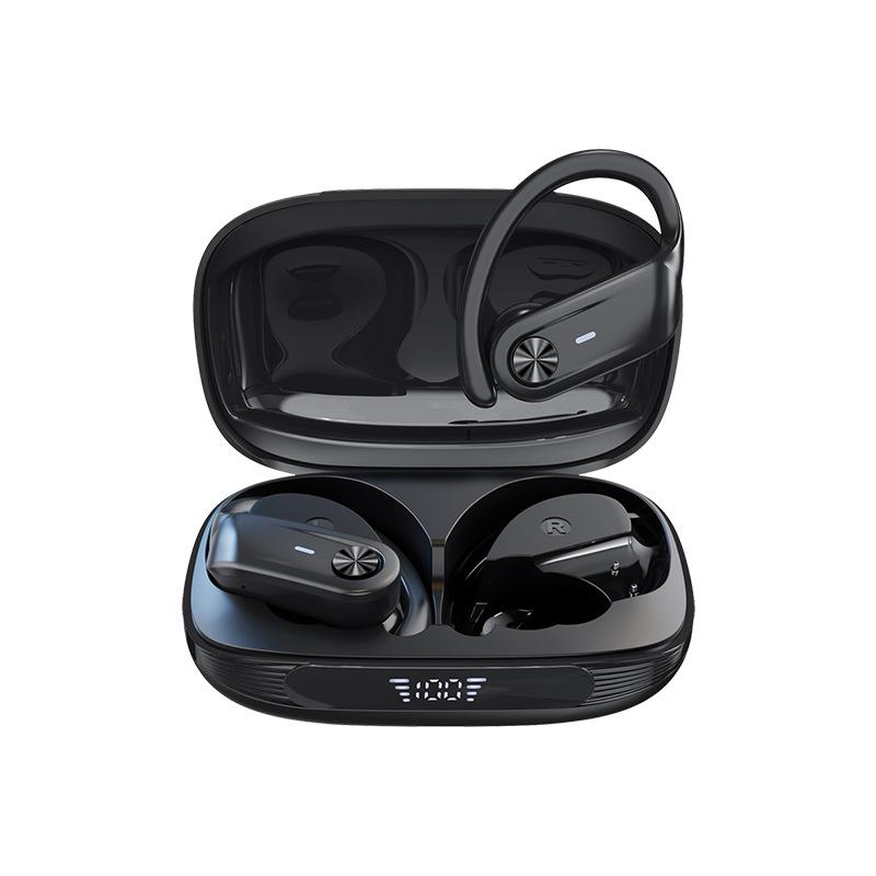 

New high-quality I noise-canceling ear-mounted sports sweat-proof wireless earphones, long-term wear painless Bluetooth earphones BX-X88-JL чорний