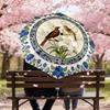 1PC Birds, Flowers Umbrella-8-Rib Reinforced, Automatic Open, Lightweight & Durable, Cute Fashion Accessory for Outdoor-W163