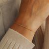 eManco Minimalist Multi-Layer Round Bead Women's Stainless Steel Gold-Plated Bracelet