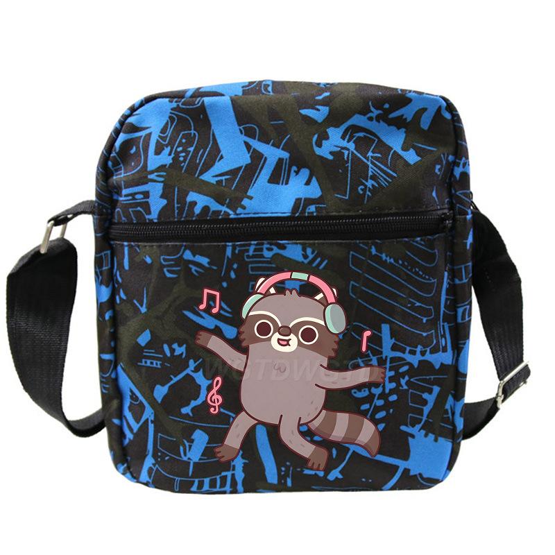 New student fashion shoulder bag personalized printing children's portable multifunctional messenger bag