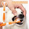3-Sided Pet Toothbrush Dog Plastic Toothbrush Removing Tartar Cleaning Mouth Pet Care Cat Cleaning Mouth Dog Accessories