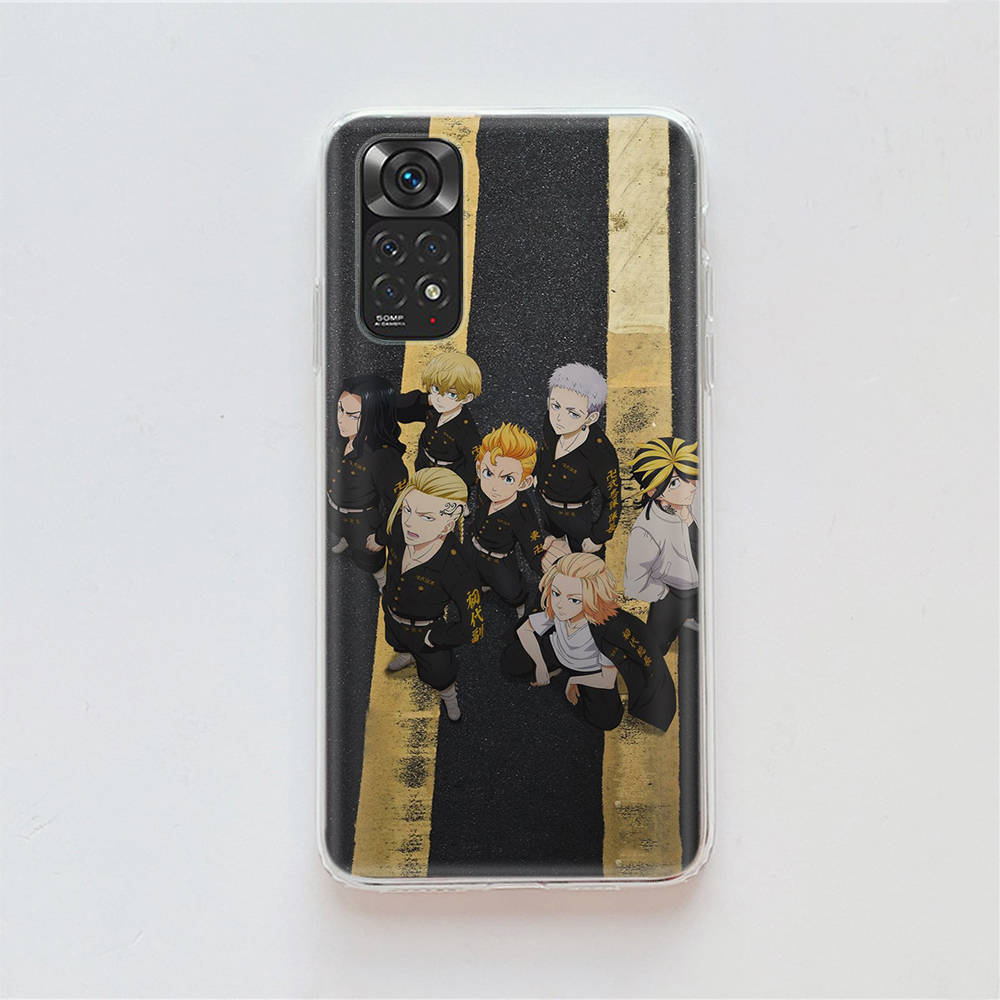DT25 Tokyo Revengers Case for Samsung A04 A14 A23 A34 A54 M23 M33 M52 M53 Realme 10 9 C30S C35 C55 VIVO Y02S Y21 Y33S Y51 X80 Pro Clear Cover