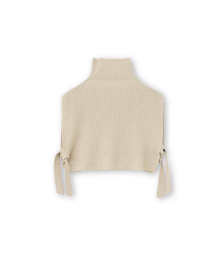 Beulaunyadeu W Turtleneck Bib, Oatmeal
