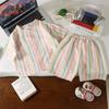 Children's Short Sleeved Set Summer Cotton Cartoon Two-piece Home Suit