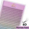 AGUUD New Style Super Narrow Thin Pointy Base Premade Lash Fans 4D 5D 6D 7D 8D XL Tray PBT Russian Volume Lashes Extension Fans