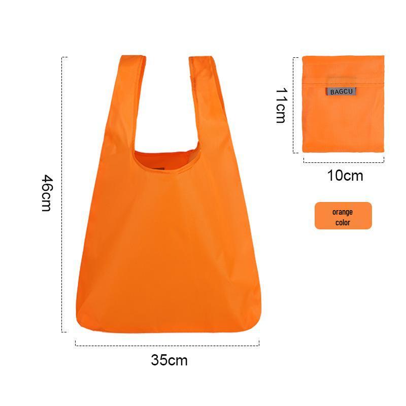 Large-Capacity Oxford Cloth Grocery Bag, Foldable & Portable with Premium Fabric Feel