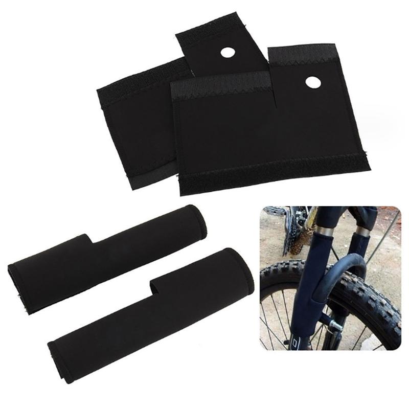 1 Paio Protezione Forcella Anteriore Bici da Strada Manicotto Forcella Anteriore Biciclette Pad Protettivo Avvolgimento Telaio Accessori Ciclismo Durevole
