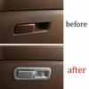 Inner Co-Pilot Storage Box Handle For BMW X1 F48 16- Panel Trim Matte Silver