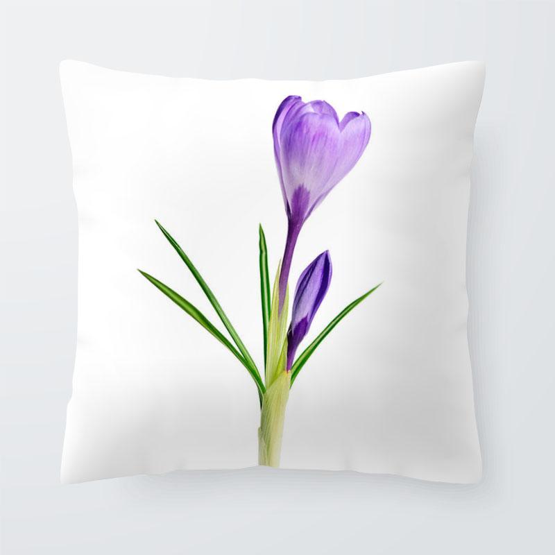 Bedroom living room home decoration pillowcase flower pattern   sofa cushion cover
