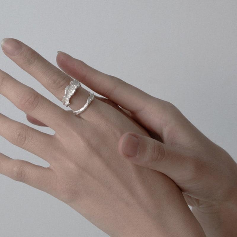 Mouvebament White Faune Ring_Silber925