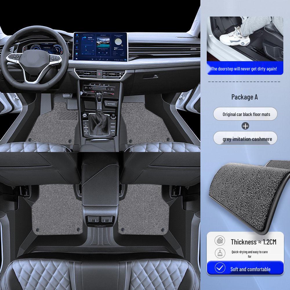 Carpet-Style TPE Floor Mats for Buick Regal 17 - Custom Fit Interior Body Kit Accessories