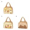 Cartoon Lunch Bag Insulated Bag Large Capacity Zipper Closure Waterproof Easy to Clean Lunch Tote Bag with Handle