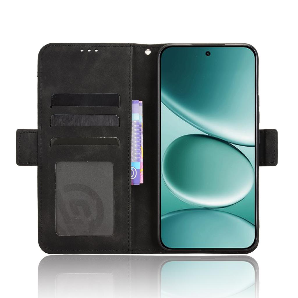 Pro Xiaomi Redmi Note 15 Pro 5G (Globální) Kožené pouzdro Kryt peněženky na telefon s více sloty na karty