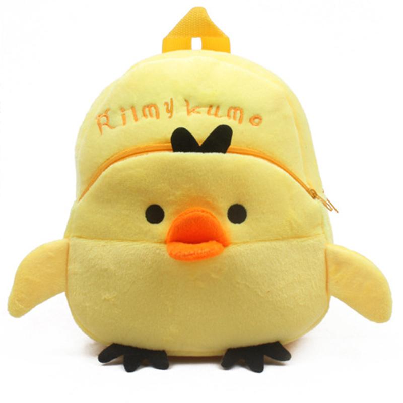 3D Fashion Children School Bags Cartoon Print Plush Kids Backpack Kindergarten Boys And Girls School Bags Mini Backpack Book Bag