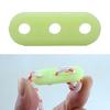 10Pcs Green Outdoor Luminous Rope Buckle Tent Wrench Buckle Safety Alert Buckle