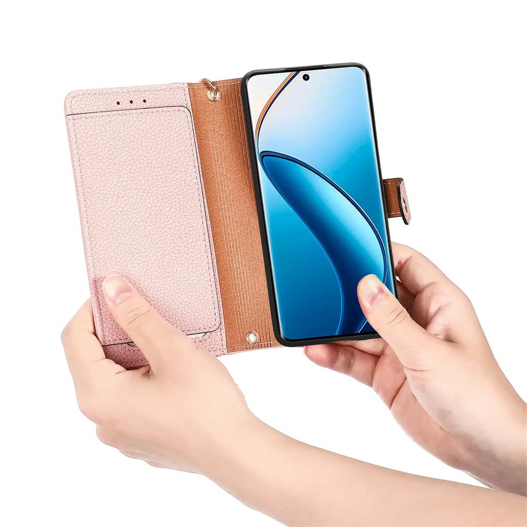 Pouzdro na telefon s popruhem na zápěstí a držákem na karty pro Xiaomi Redmi Note 14 13 12 K70 K70E K60 Pro Ultra 13T 12C Lite POCO M6 C65 X5