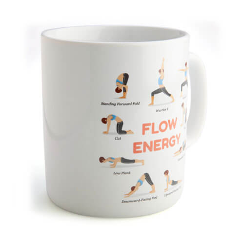 Riesige Kaffeetasse (Yoga-Posen)