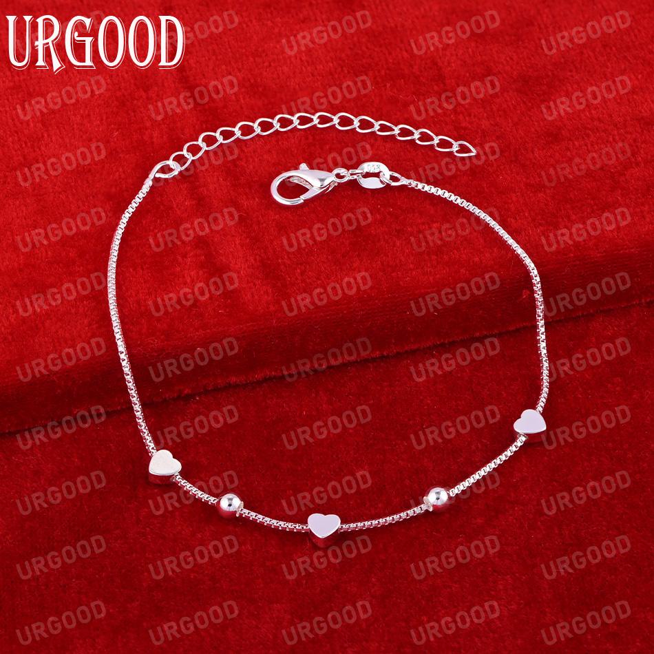 925 Sterling Silver Women's Love Bracelet Fashion Wedding Jewelry