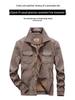 Men's Retro Suede Plush Jacket - Spring/Autumn Thin Workwear Style 1859