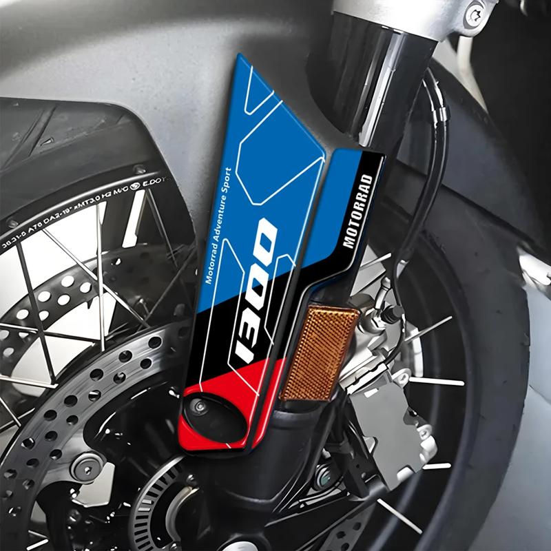 Motorcycle Front Fender Shock Absorber Protection Stickers Decal Waterproof 3D Resin Kit For BMW R1300GS And R1300GS Adventure